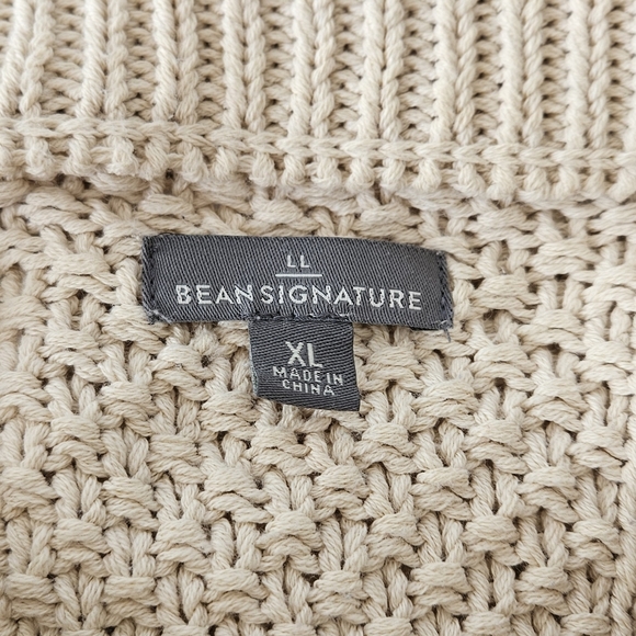 LL Bean Fisherman's Knit Sweater - Picture 7 of 10